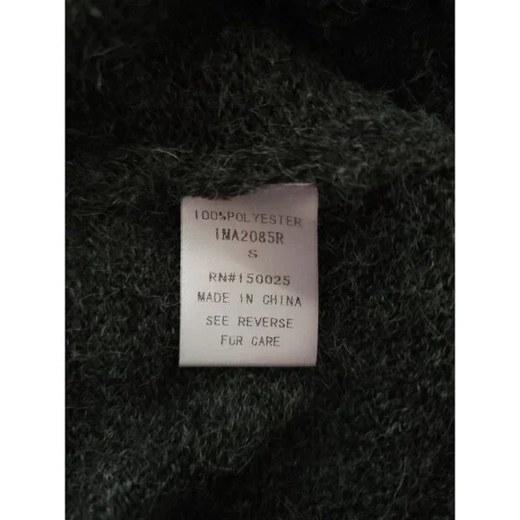 Emory Park Women's Knit Sweater Stretch Wide Leg Jumpsuit Gray Sz S - Picture 6 of 8